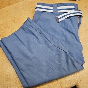 White Stag Blue Pants with Striped Detail